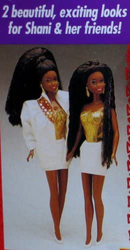 Barbie シャニファッションバービーホワイトフェイクレザーファッションモデルデザイン（1991）_3