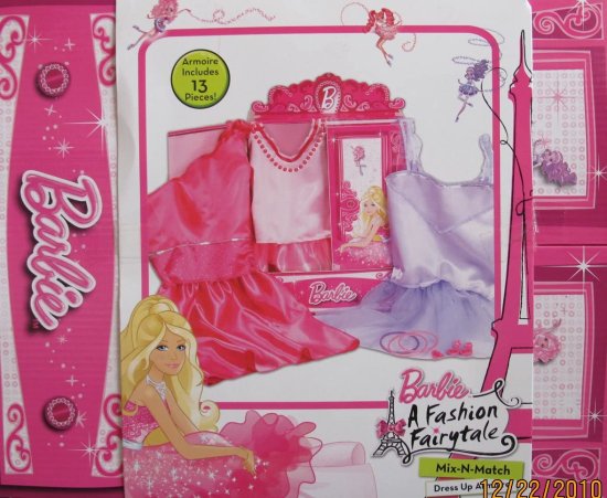 Barbie バービーファッションのおとぎ話ミックスnマッチドレスアップアーモアトランクW 13チャイルドサイズ4-6xピース（2009）_1