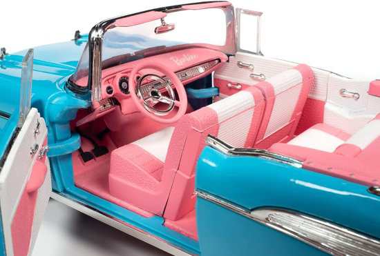 Barbie オートワールドバービー1957シボレーベルエアコンバーチブル