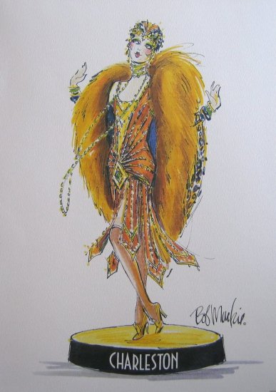Barbie バービーThe Charleston Porcelain Doll Bob Mackie 2