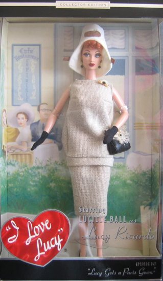 Barbie バービールーシーはパリガウンドールエピソード147を取得しますI Love Lucy -Collector Edition Timeless Treasures（2002）