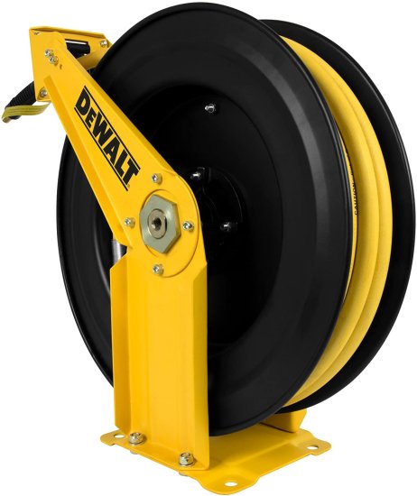 Dewalt デウォルト DXCM024-0343 Double Arm Hose Reel with 3/8” x 50’ Premium Rubber Hose_2
