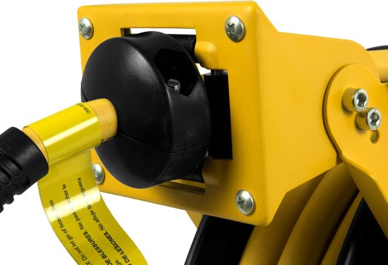 Dewalt デウォルト DXCM024-0343 Double Arm Hose Reel with 3/8” x 50’ Premium Rubber Hose_5