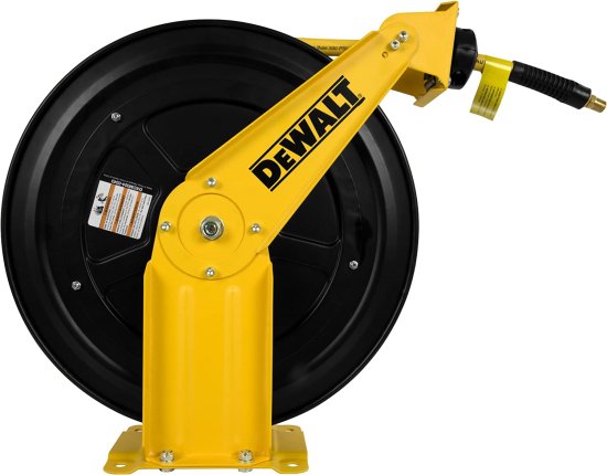 Dewalt デウォルト DXCM024-0343 Double Arm Hose Reel with 3/8” x 50’ Premium Rubber Hose_8