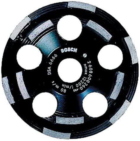 BOSCH ボッシュ DC520 5-Inch Diamond Cup Grinding Wheel for Abrasive Materials