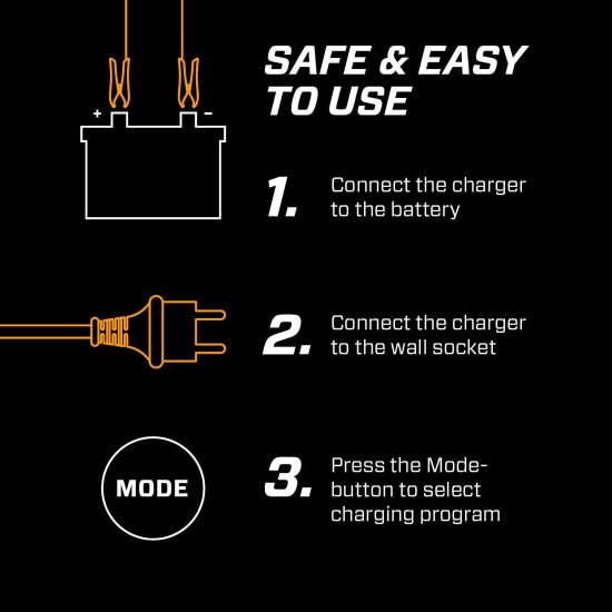 CTEK シーテック (56-959) Silver MUS 4.3 TEST & CHARGE 12 Volt Fully Automatic Charger and Tester