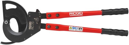 RIDGID RC-70 Manual RATCHET Action Cutter (Max. Cable Size: 70 Mm Outer Diameter)