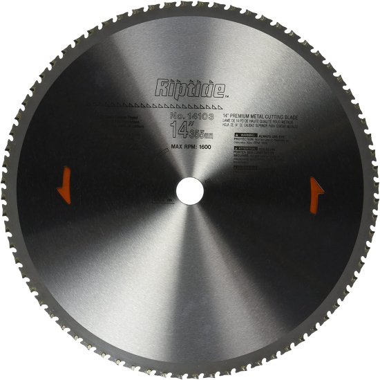 PORTER-CABLE 14-Inch Metal Cutting Blade, 1-Inch Arbor, 72-Tooth (14103)