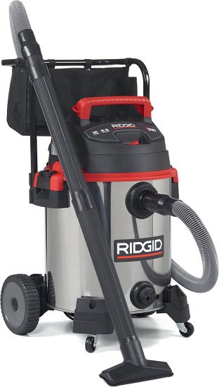 Ridgid 50353 1610RV Wet/Dry Vacuum, Stainless Steel, 16 gal, Red