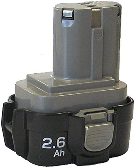Makita マキタ 193156-7 9.6V 2.6AR NIMH Battery , Blackの通販は