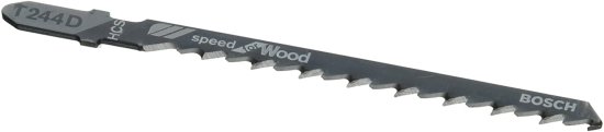 BOSCH ボッシュ T244D100 100-Piece 4 In.6 TPI Speed for Wood T-Shank Jig Saw Blades