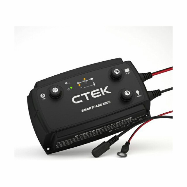 CTEK シーテック SMARTPASS 120S Power Management System For Starter And Service Batteries Smart Alternator Compatible Battery