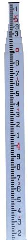CST/berger 06-925 MeasureMark 25-Foot Fiberglass Grade Rod in Feet, Tenths and Hundredths
