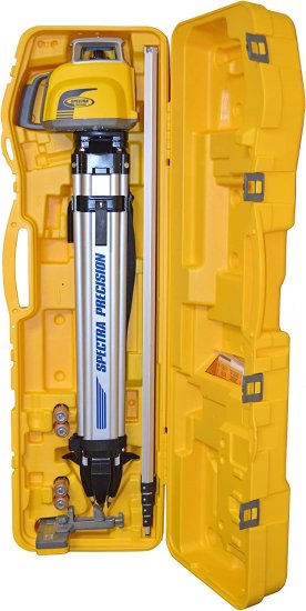 Spectra Precision LL300N-1 Laser Level, Self Leveling Kit with HL450 Receiver, Clamp, 15' Grade Rod / 10ths and Tripod