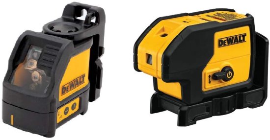 Dewalt デウォルト Laser Level, Red Line & Spot Laser Combination Kit, 165-Foot Range (DW0838K)
