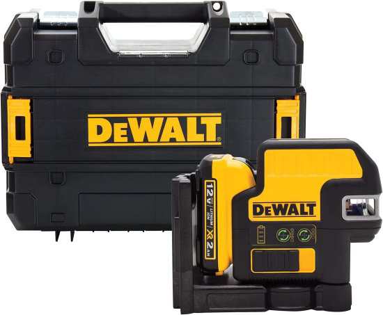 Dewalt デウォルト 12V MAX* Line Laser 5 Spot + Cross Line Green (DW0825LG)