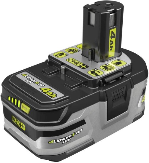 Ryobi P192 18 Volt 4.0 Ah ONE+ Lithium-Ion LITHIUM+ HP High Capacity Compact Battery (Non-Retail Packaging)