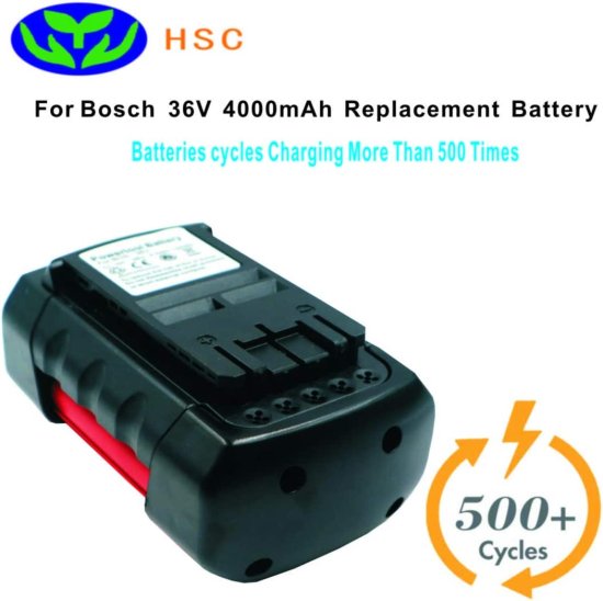 4000mAh Battery BOS36A Li-ion Battery 36V Replacement for BOSCH ボッシュ 36V Battery BAT810 BAT836 BAT840 D70771