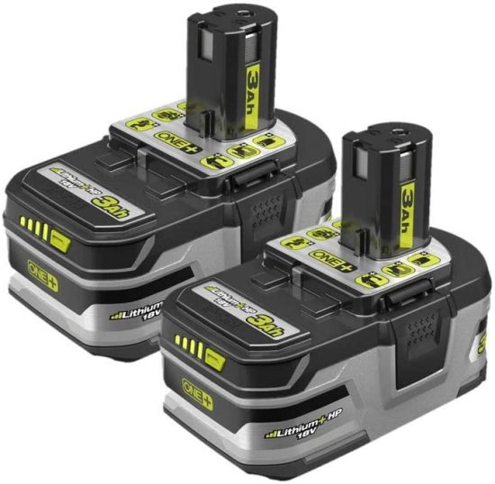 Ryobi 18-Volt ONE+ 3.0Ah Battery (2-Pack)