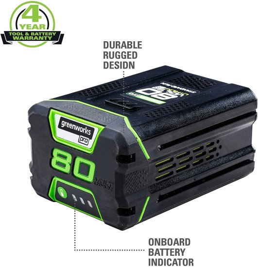 Greenworks PRO 80V 2.0Ah Lithium-Ion Battery (Genuine Greenworks Battery)_1