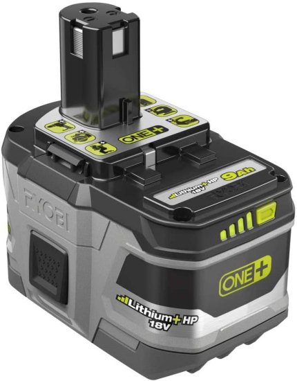 Ryobi 18-Volt Lithium + HP High Capacity 9.0 Ah Battery