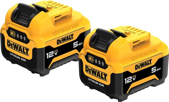 Dewalt デウォルト DCB126-2 12V MAX* 5.0Ah Lithium Ion Batteries (2-Pack)