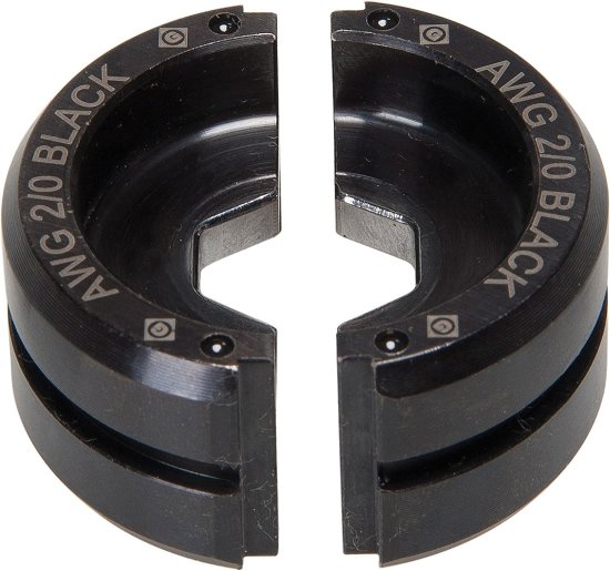 Greenlee KC22-2/0 CRIMPING TOOL DIE, Black