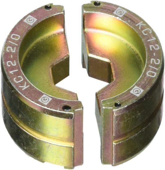 Greenlee KC12-2/0 CRIMPING TOOL DIE , Blackの通販は