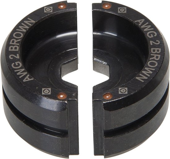 Greenlee KC22-2 CRIMPING TOOL DIE, Brown