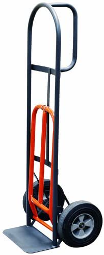Milwaukee Hand Trucks 47515S D-Handle Truck with 10-Inch Solid Puncture Proof Tires and Nose Plate Extension