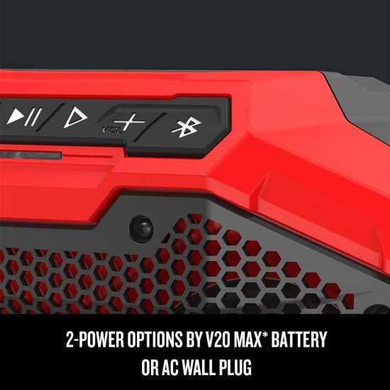 CRAFTSMAN V20 Bluetooth Speaker, Tool Only (CMCR001B) , Redの通販は
