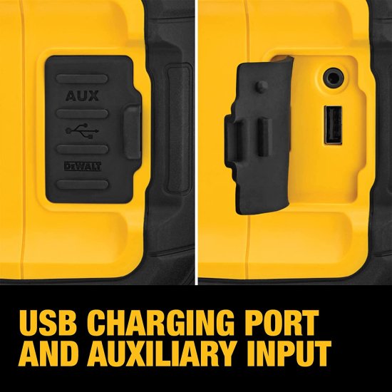 Dewalt デウォルト 20V MAX* Bluetooth Speaker for Jobsite, Tool Only (DCR010)