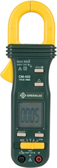 Greenlee - Clampmeter,True Rms Ac, Elec Test Instruments (CM-450), Greens