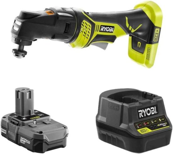 18-Volt JobPlus Base with Multi-Tool Head Attachment Kit with Battery and Charger (No Retail Packaging, Bulk Packaged)