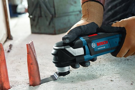 BOSCH ボッシュ Power Tools Oscillating Saw - GOP40-30C ??“ StarlockPlus 4.0 Amp Oscillating MultiTool Kit Oscillating Tool Kit Has No-touch Bla_3