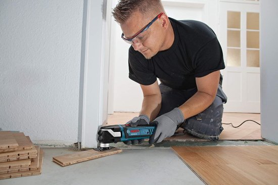 BOSCH ボッシュ Power Tools Oscillating Saw - GOP40-30C ??“ StarlockPlus 4.0 Amp Oscillating MultiTool Kit Oscillating Tool Kit Has No-touch Bla_5
