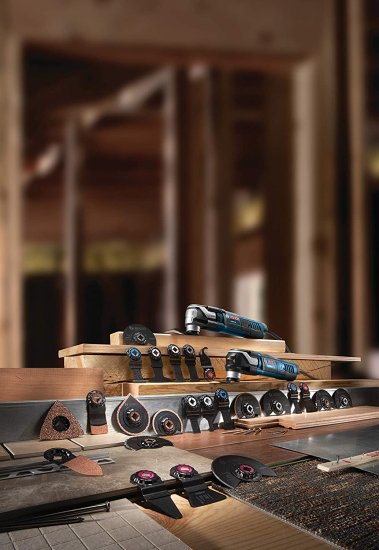 BOSCH ボッシュ Power Tools Oscillating Saw - GOP40-30C ??“ StarlockPlus 4.0 Amp Oscillating MultiTool Kit Oscillating Tool Kit Has No-touch Bla_6
