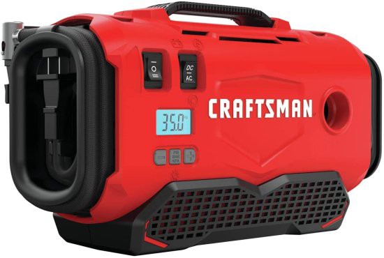 CRAFTSMAN V20 Inflator Tool Only (CMCE520B)  Red