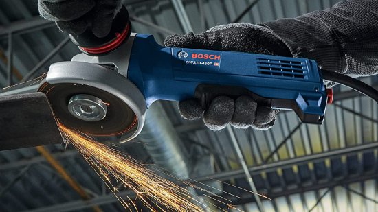 BOSCH ボッシュ GWS10-450P 4-1/2 In. Ergonomic Angle Grinder with Paddle Switch_3