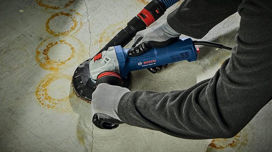 BOSCH ボッシュ GWS10-450P 4-1/2 In. Ergonomic Angle Grinder with Paddle Switch_5