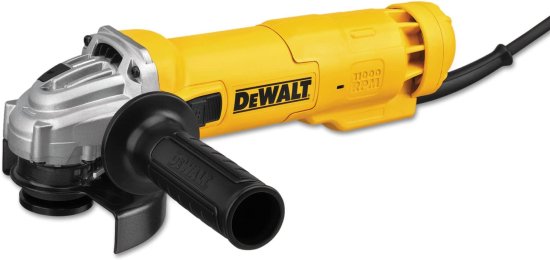Dewalt デウォルト Angle Grinder Tool, 4-1/2-Inch, Slide Switch, 11-Amp (DWE4214) , Yellow