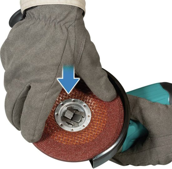 Makita マキタ XAG25Z 18V LXT Brushless Lithium-Ion 4-1/2 in. / 5 in. Cordless X-LOCK Angle Grinder with AFT (Tool Only)_4