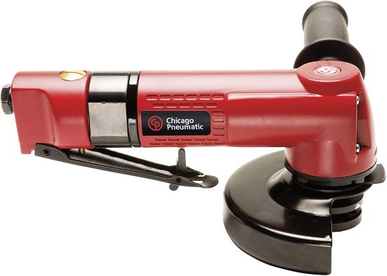 Chicago Pneumatic CP9121BR Heavy Duty Angle Grinder with 5-Inch Wheel Capacity, 5/8-Inch 11 Spindle Thread