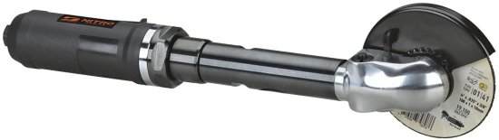 Dynabrade (ECU4) 4" Diameter Extension Right Angle Cut-Off Tool | 3/8"-24 Spindle, 1 hp 14000 RPM Pneumatic Motor | Accepts 4" Diameter Type 41