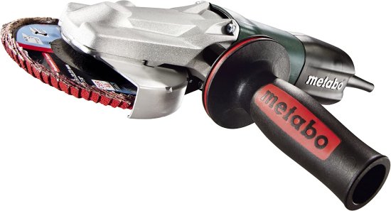 Metabo - 4.5"/Flat Head Grinder - 8.0 Amp W/Lock-On, Electronics (613060420 9-125), Flat Head Grinders, Green/Black_2