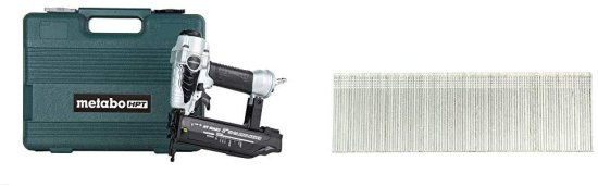 Metabo HPT NT50AE2 Brad Nailer with 1-1/2-Inch x 18-Gauge Brad Nails