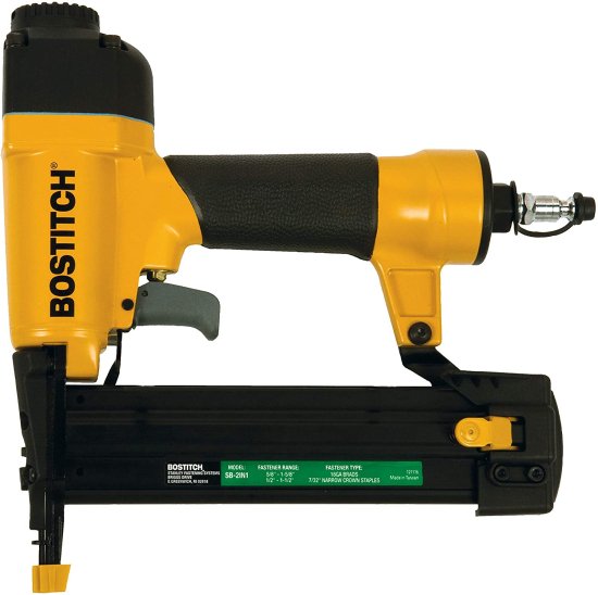 BOSTITCH Brad Nailer 18 Gauge/Narrow Crown Stapler, 2-in-1 (SB-2IN1)