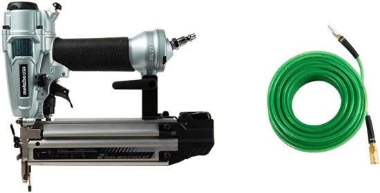 Metabo HPT Brad Nailer with 100 Ft Air Hose