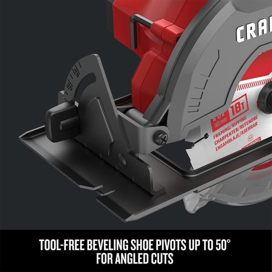 CRAFTSMAN V20* 6-1/2-Inch Cordless Circular Saw Kit (CMCS500M1)_3