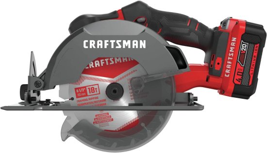 CRAFTSMAN V20* 6-1/2-Inch Cordless Circular Saw Kit (CMCS500M1)_5